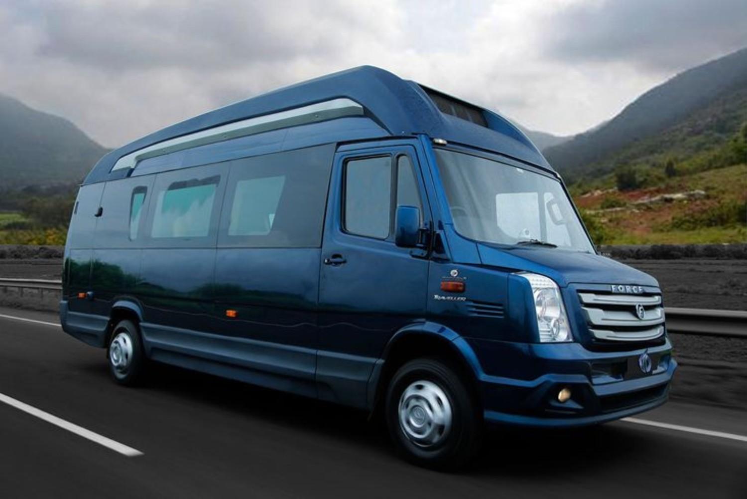 Luxury Tempo Traveller by Incredible Srinagar for group tours, family vacations, corporate travel, and sightseeing in Kashmir.